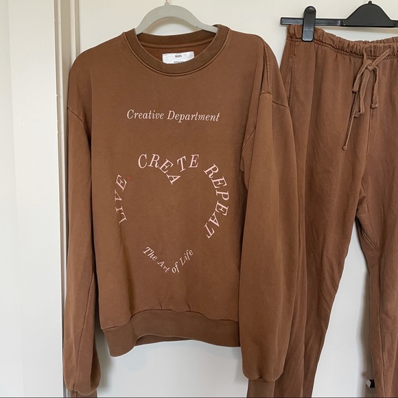 Tezza Cocoa Sweatsuit - Picture 3 of 8